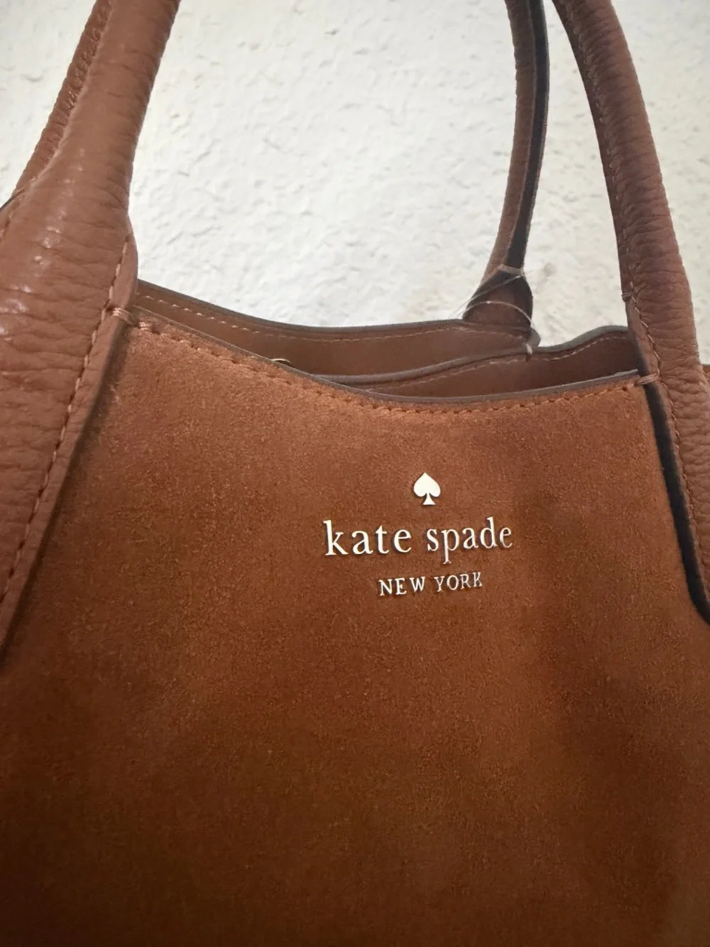 NWT‎ KATE SPADE Dumpling Suede Small Satchel